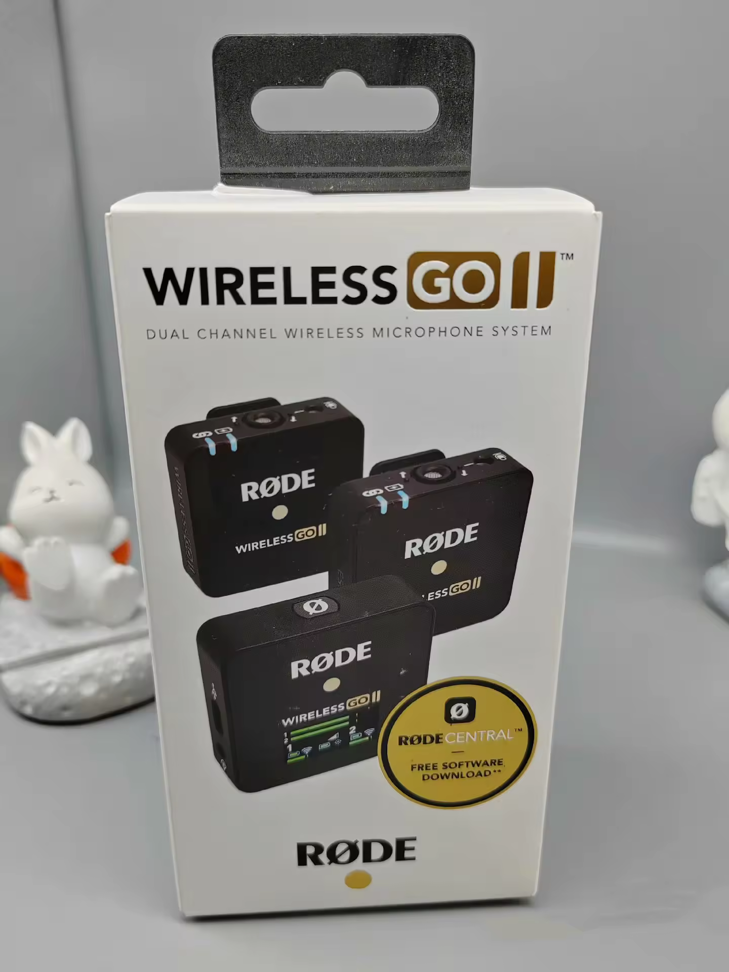 RØDE Wireless GO Système de micro sans fil ultra-compact avec micro intégré – Noir